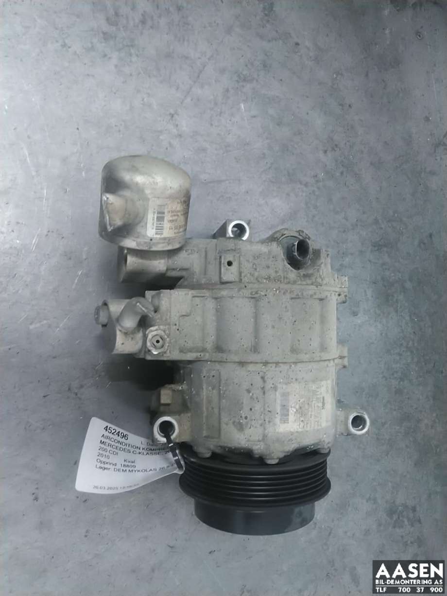 Aircondition kompressor til Mercedes C-Klasse, 2007-2011 (Fase 1) (W204) (W204) (A 002 230 34 11)