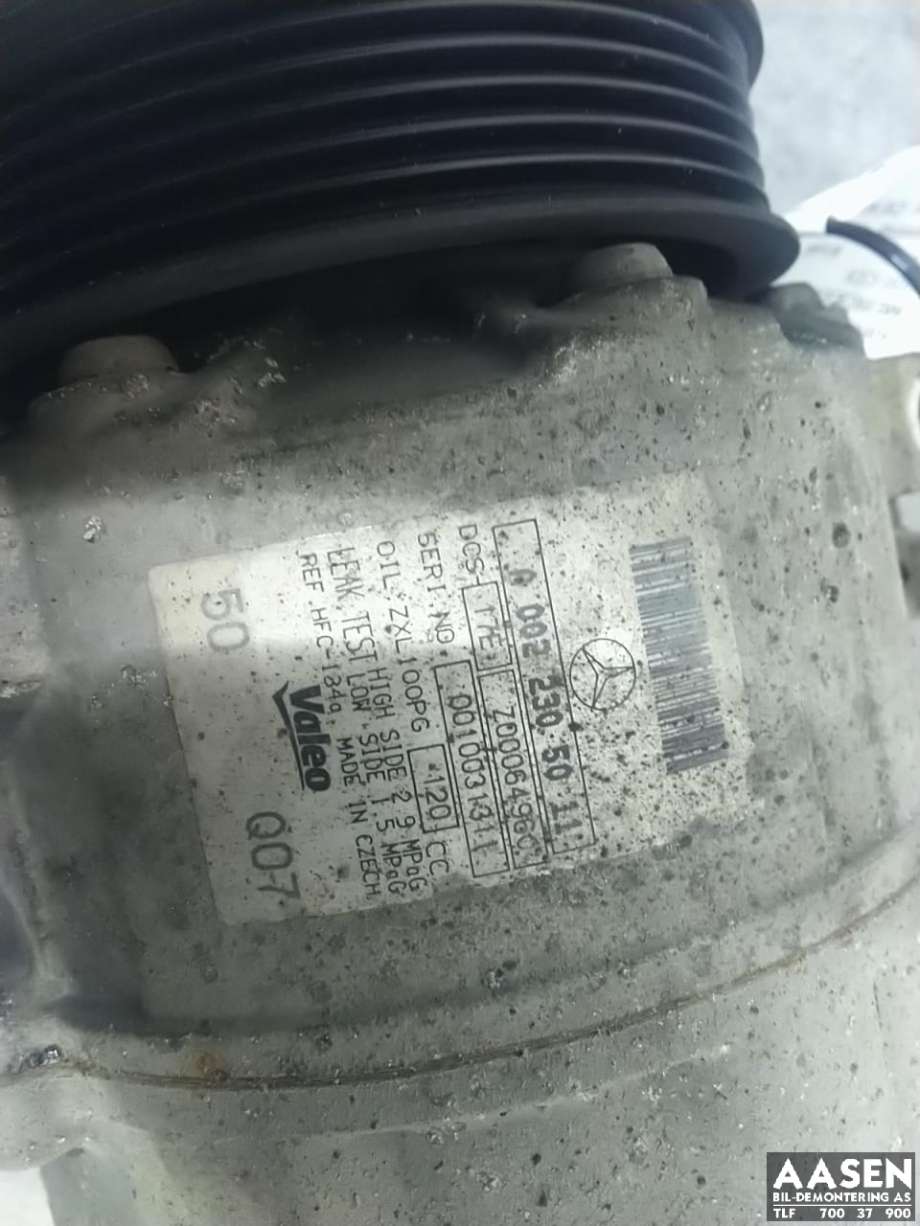 Aircondition kompressor til Mercedes C-Klasse 2007-2011 (Fase 1) (W204) (W204) (A 002 230 34 11|A 002 230 50 11|)