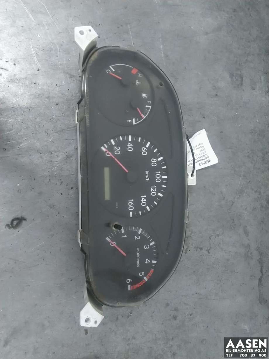Instrumentpanel til Toyota Dyna 250, 1975-->>