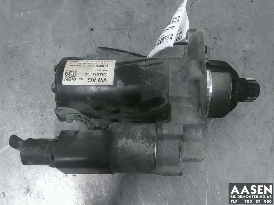 Starter diesel til VW Caddy 2010-2015 (Type III, Fase 2) (02M 911 024 P|02M 911 024 X|)