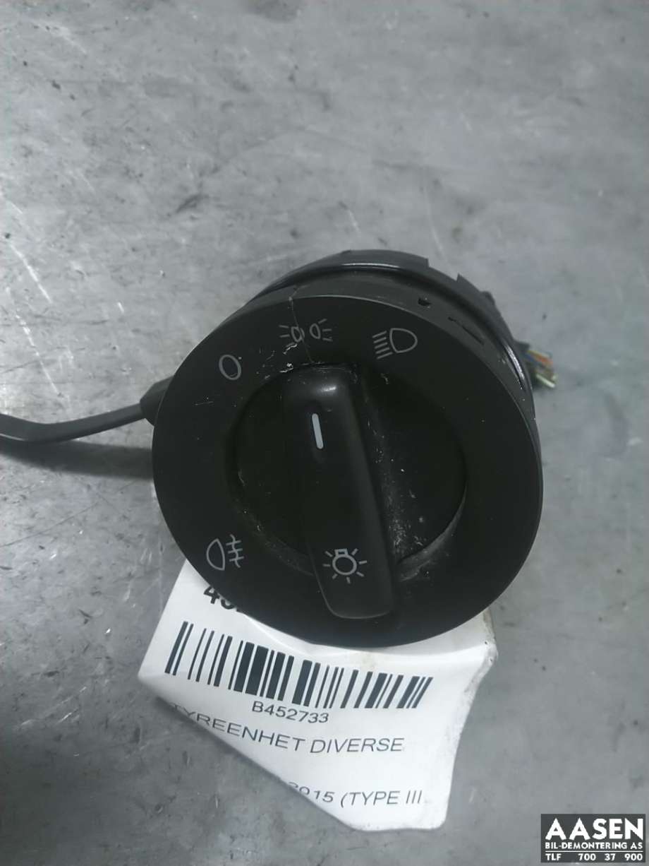 Styreenhet diverse til VW Caddy 2010-2015 (Type III, Fase 2)