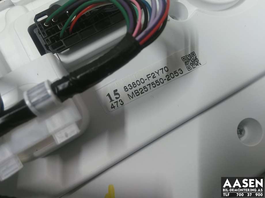 Instrumentpanel til Toyota Corolla 2019-->>  (83800F2Y70|)