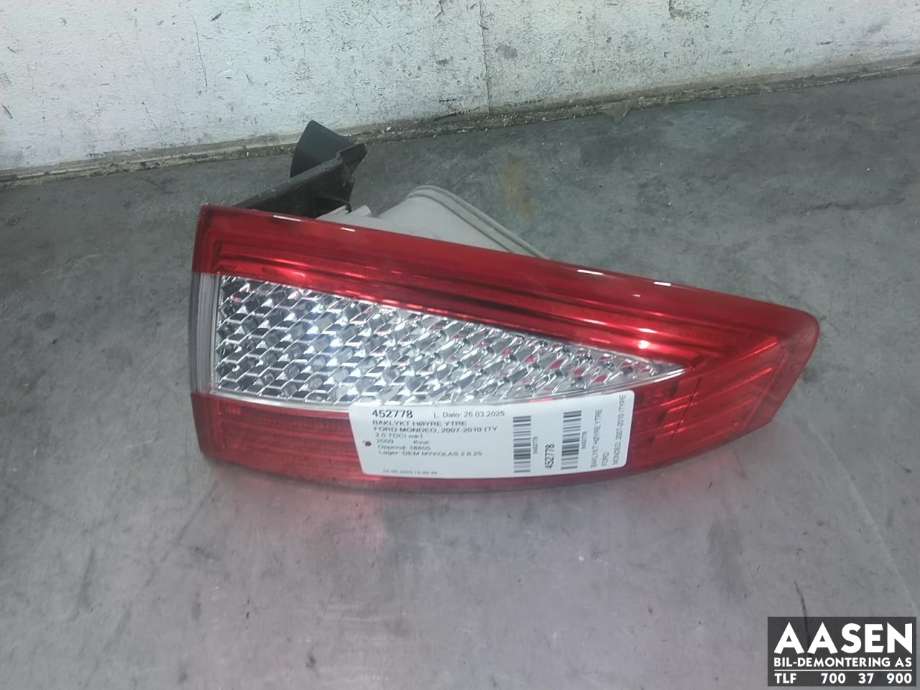 Baklykt høyre ytre til Ford Mondeo 2007-2010 (Type IV, Fase 1) (1523730|)
