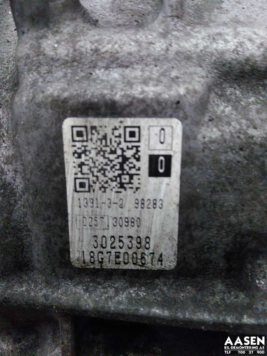 Girkasse automat til Peugeot 5008 2017-->> (Type II)  (98 317 599 80|16 381 912 80|16 373 090 80)