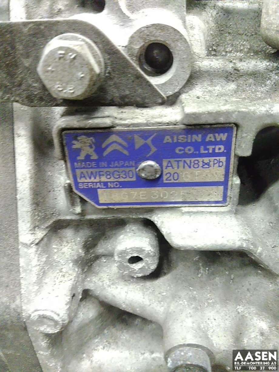 Girkasse automat til Peugeot 5008 2017-->> (Type II)  (98 317 599 80|16 381 912 80|16 373 090 80)