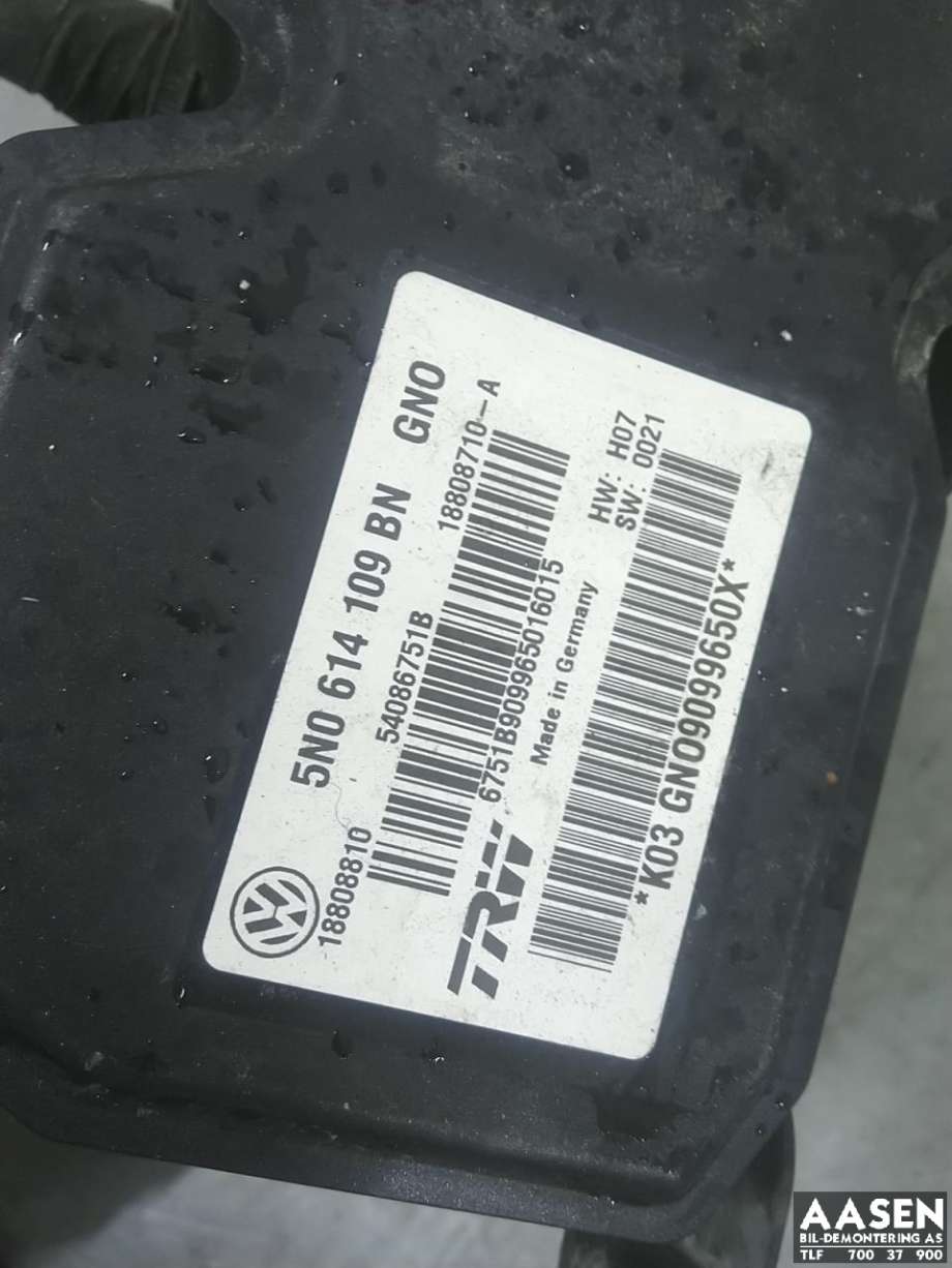 ABS sentral til VW Tiguan 2011-2016 (Type I, Fase 2) (5N0 614 109 BN|)