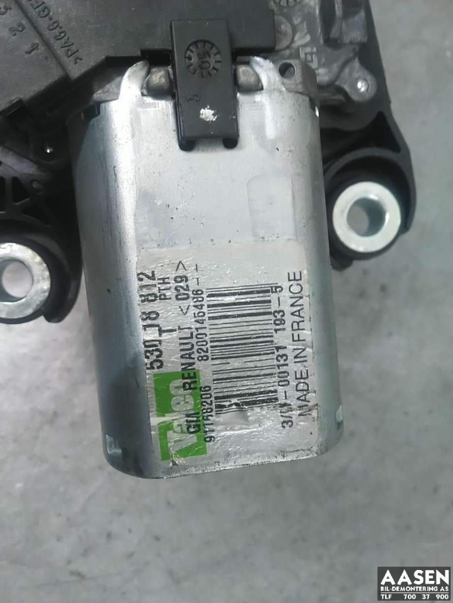 Viskermotor bakrute til Nissan Primastar 2001-2006  