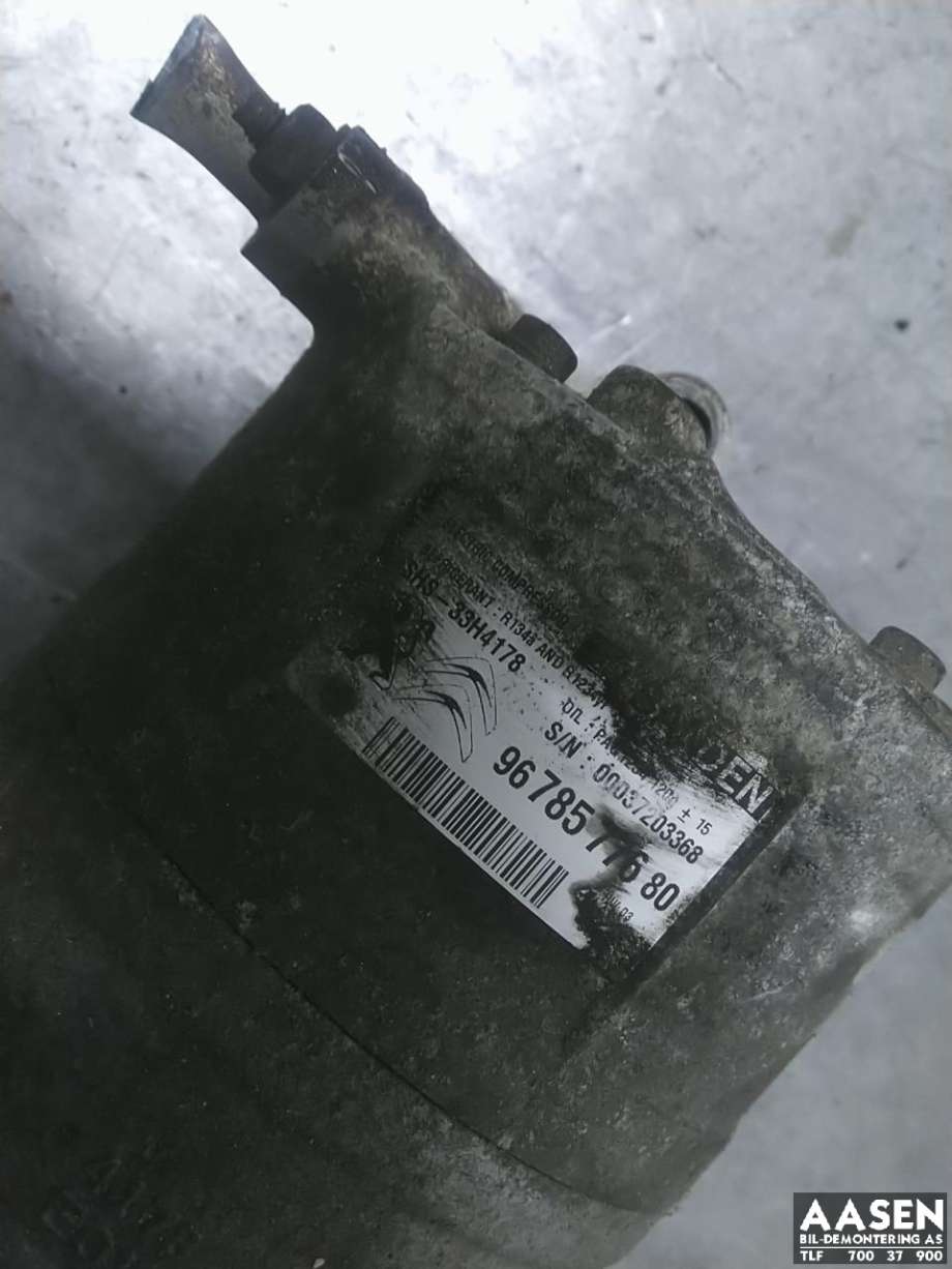 Aircondition kompressor elbil til Peugeot Partner 2008-2015 (Type II, Fase 1)  