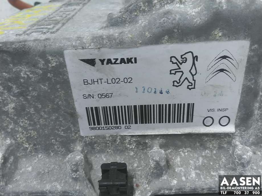 Koblingsboks elbil (HVJB) til Peugeot Partner 2008-2015 (Type II, Fase 1)  (98 001 502 80|)
