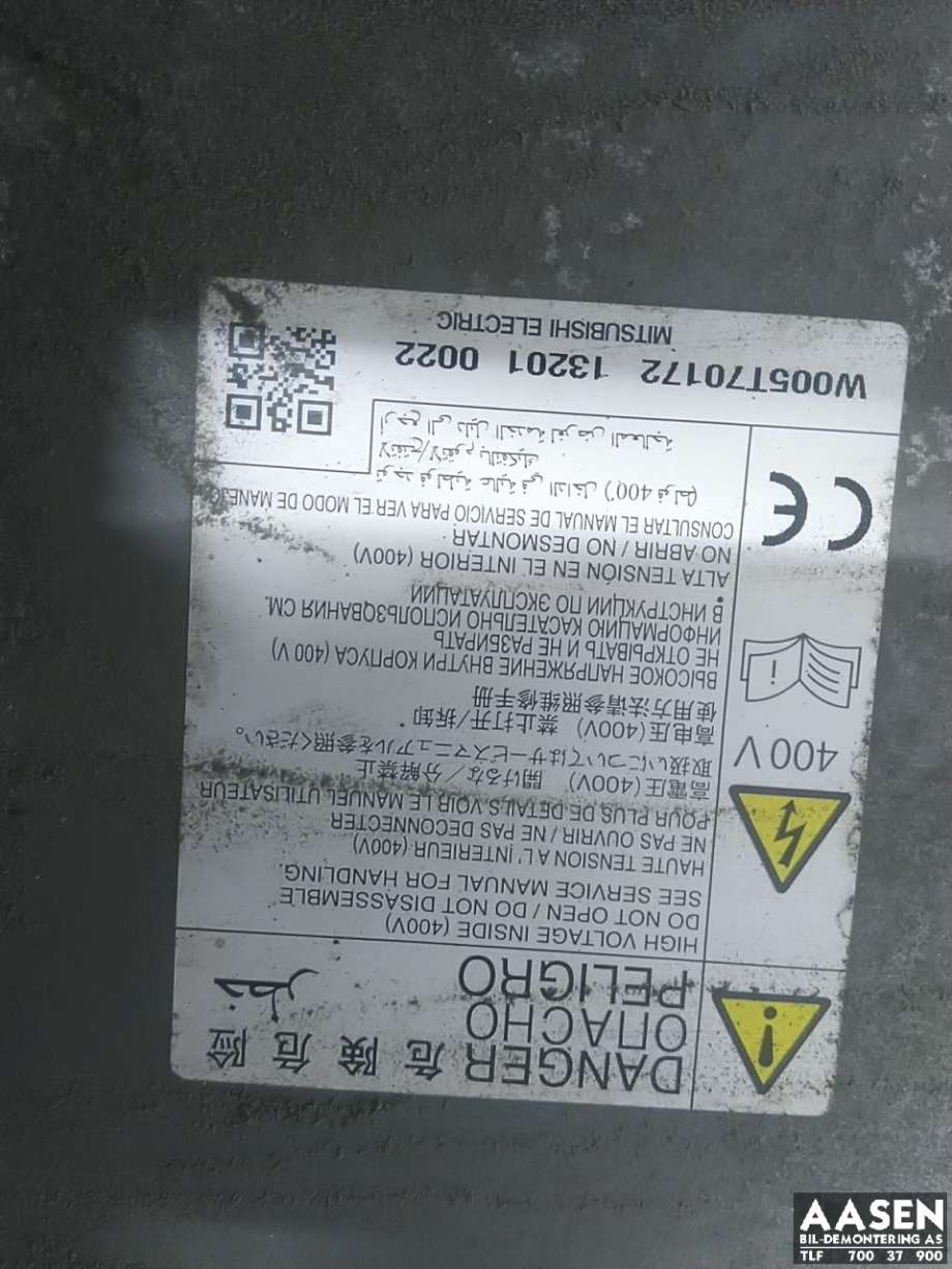 Batterilader (OBC - On Board Charger) til Peugeot Partner 2008-2015 (Type II, Fase 1)  (98 040 170 80|98 187 521 80|)