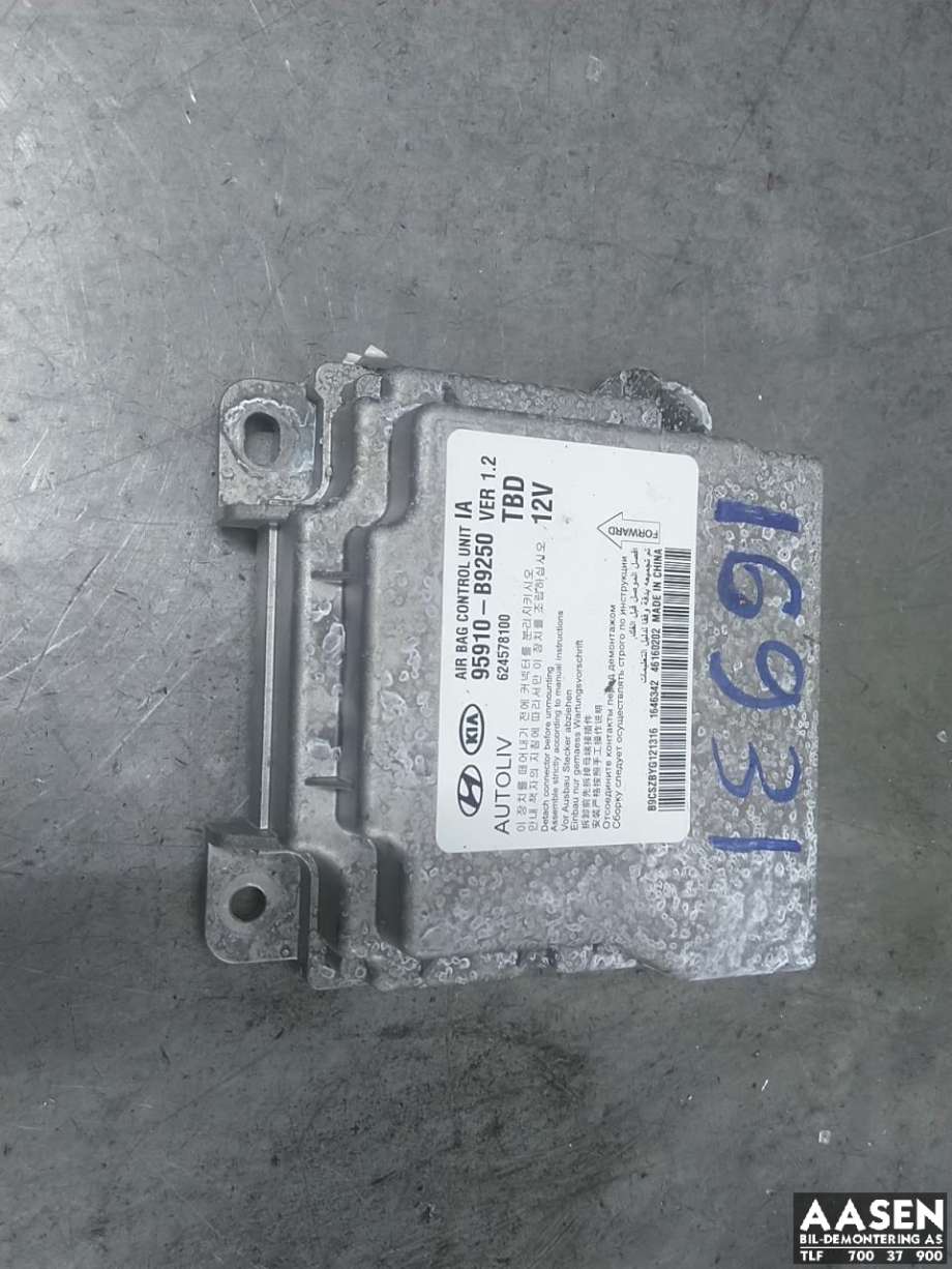 Airbag elektronikk til Hyundai i10 2014-2018 (Type II)