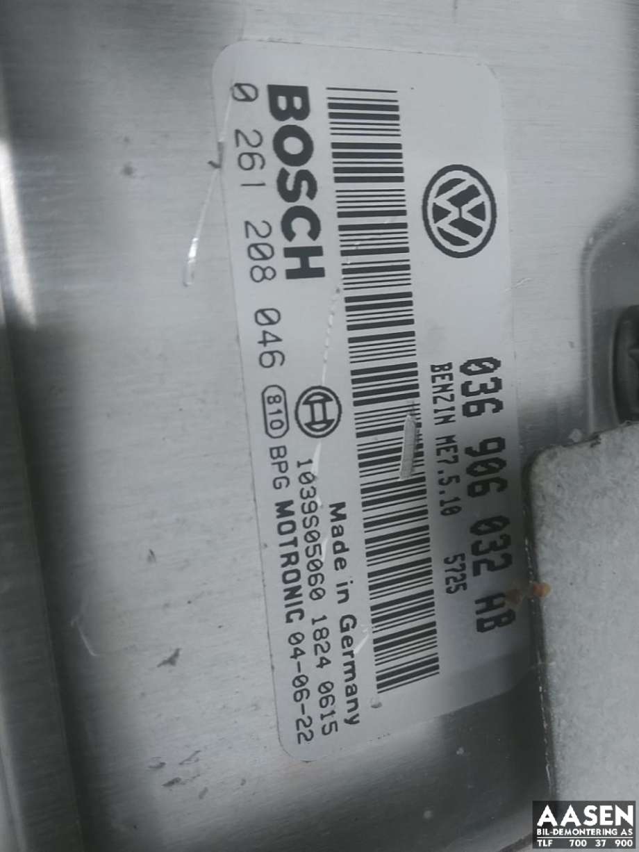 Styreenhet motor til VW Caddy 2004-2010 (Type III, Fase 1)  