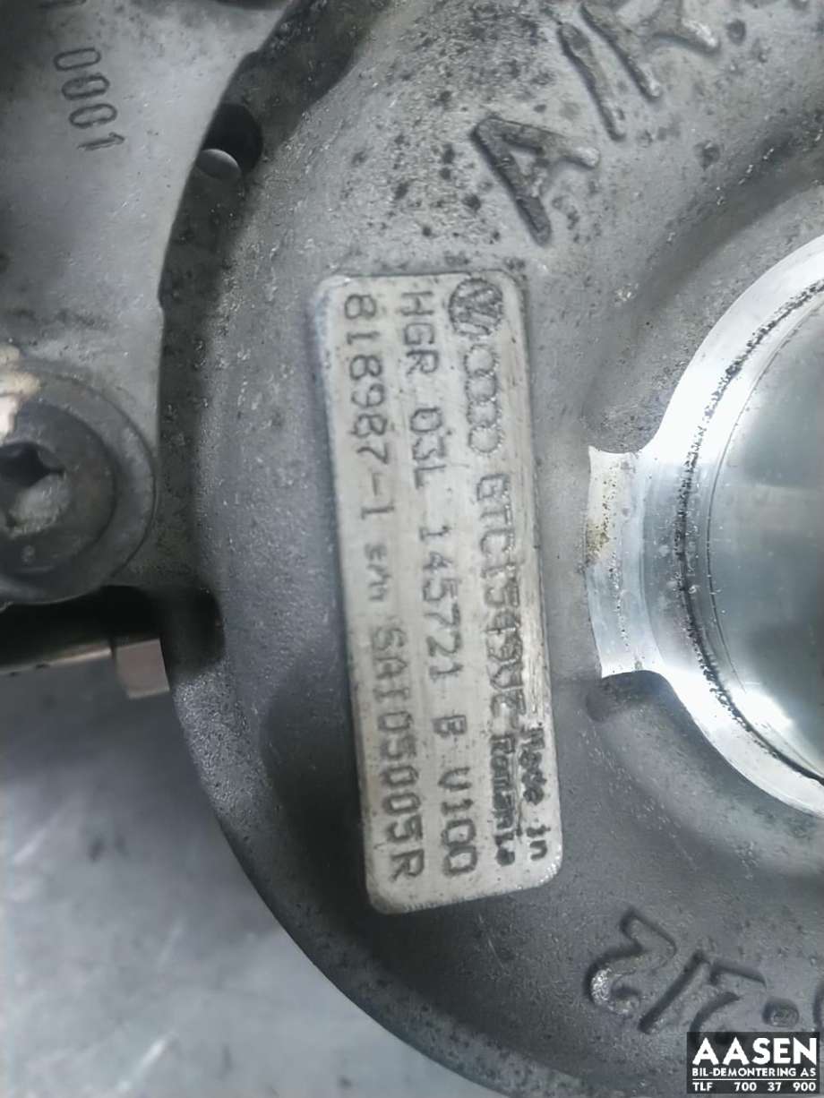 Turbo til Audi A4, Allroad 2009-2016 (Type I) (B8) (B8) (03L 145 721 B|)