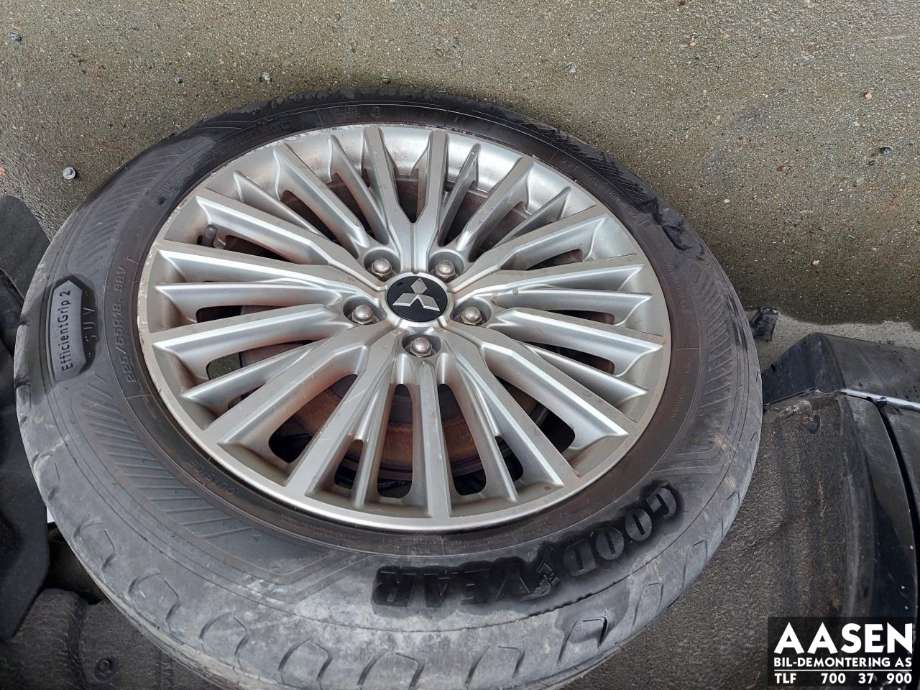 Hjulsett aluminium sommer til Mitsubishi Outlander 2015-->> (Type III, Fase 2) (N/F|)