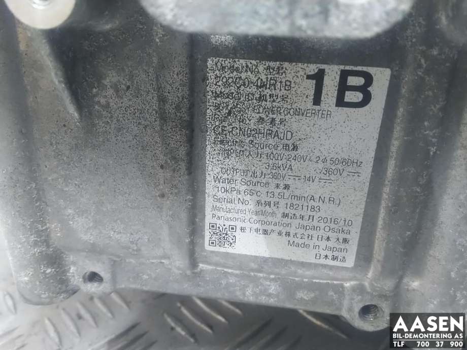 Inverter elbil til Nissan Leaf 2011-2017 (Type I)  