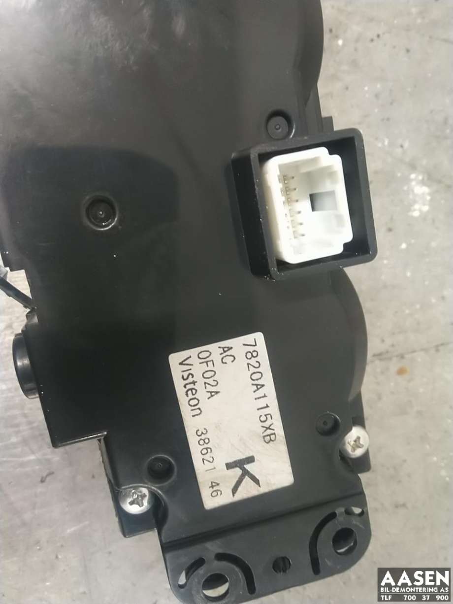 Varmeapparat betjening til Mitsubishi ASX 2010-2019  (7820A115XB|)