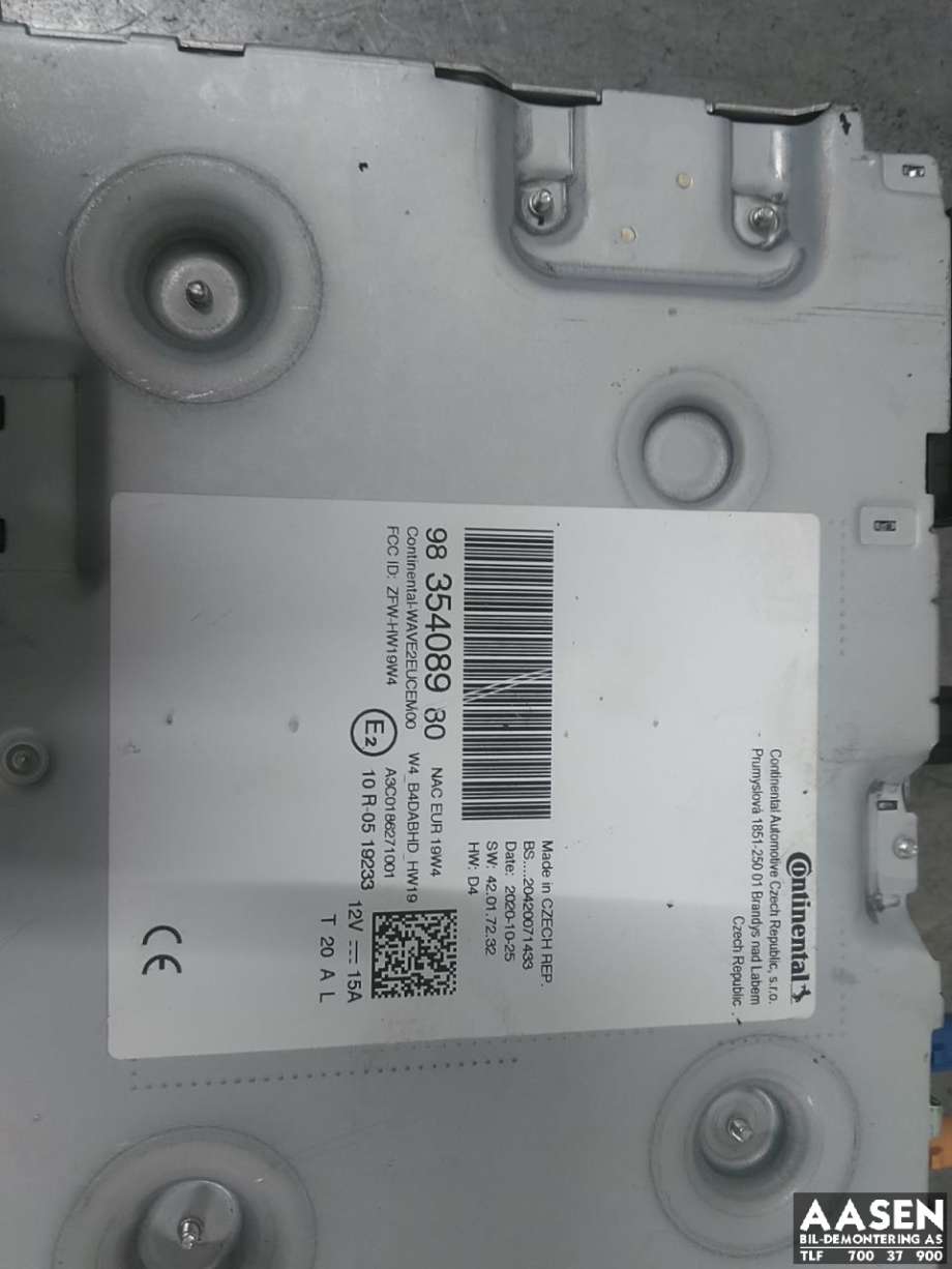 Bilstereo til Peugeot e-2008 2019-->>