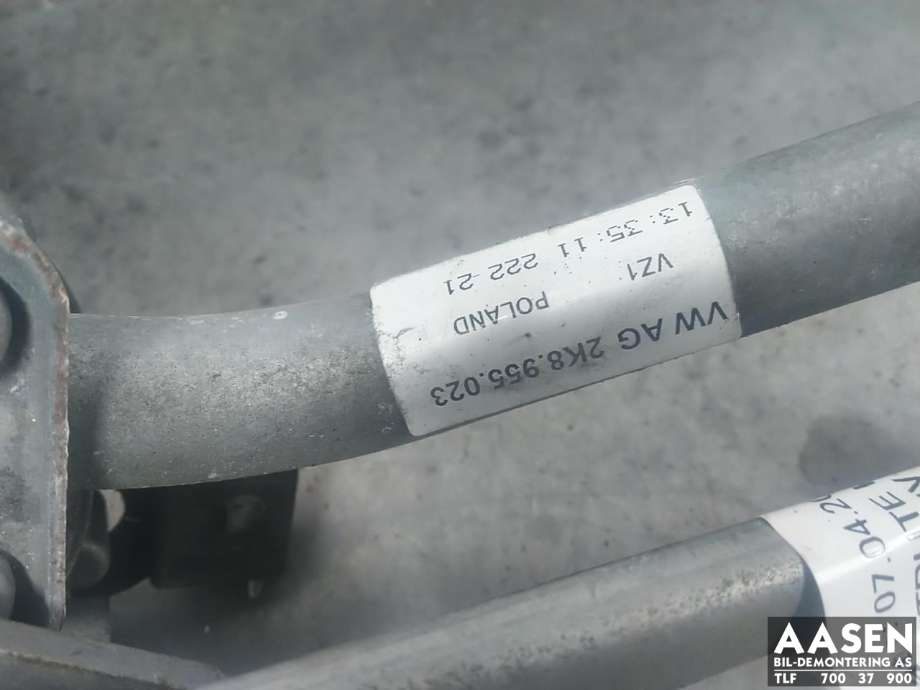 Viskermotor frontrute komplett m/overføring til VW Caddy 2020-->> (Type IV)  (2K8 955 023|2K8 955 023 B|)