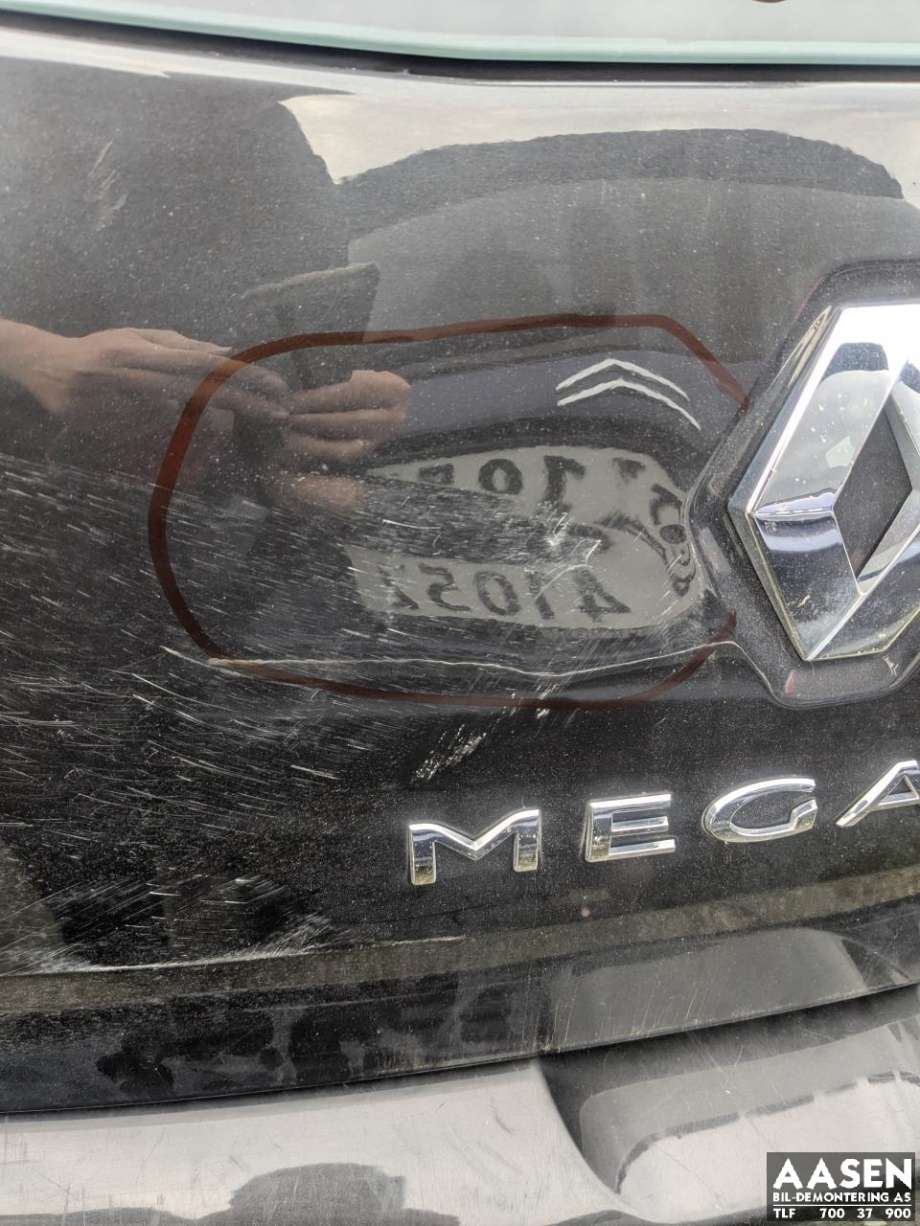 Bakluke combi til Renault Megane 2009-2016 Type III  