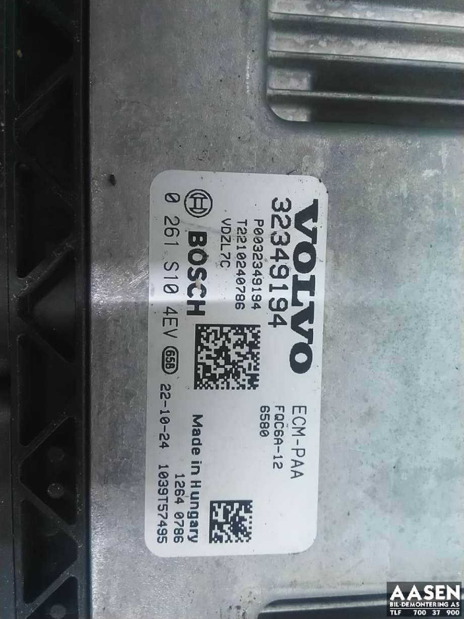 Styreenhet motor til Volvo XC40 2018-2024  (32349194|36013024|)