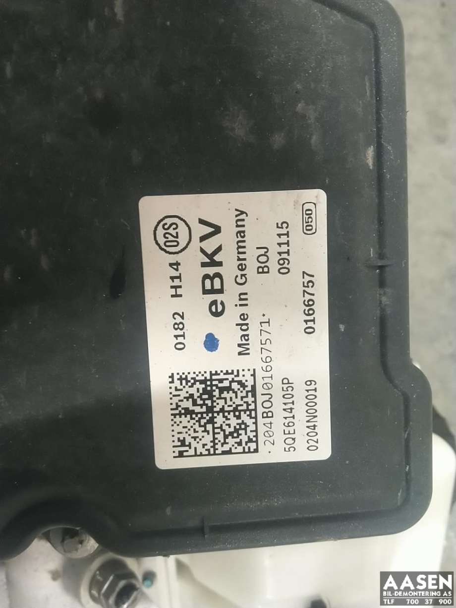 Bremsekraft-forsterker til VW e-Golf 2014-2017 (Fase 1)  (5QE 614 105 P|)