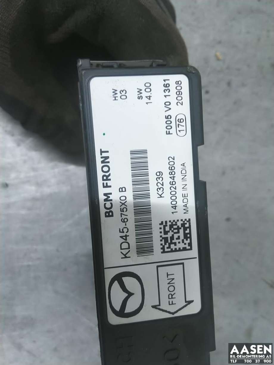 Styreenhet diverse til Mazda CX-5 2012-2017 (Type I)