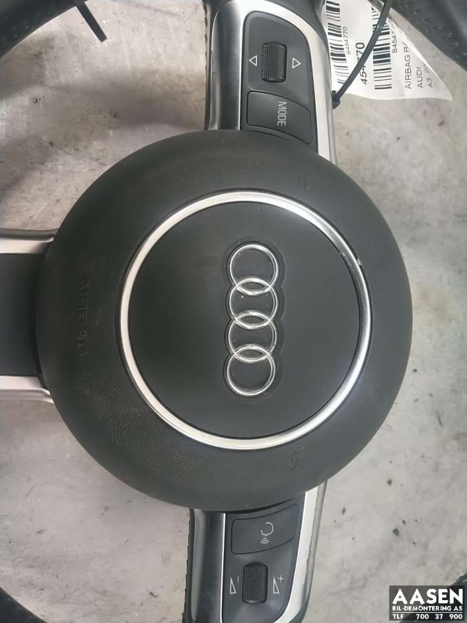 Airbag rattpute til Audi A3, 2009-2012 (Type II, Fase 2)  (8J0 880 201 N)