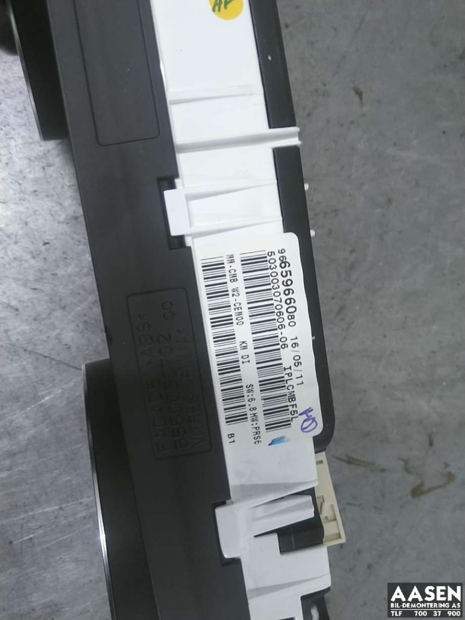 Instrumentpanel til Peugeot 508 2011-2014 (Type I, Fase 1)  (6103 SW|)