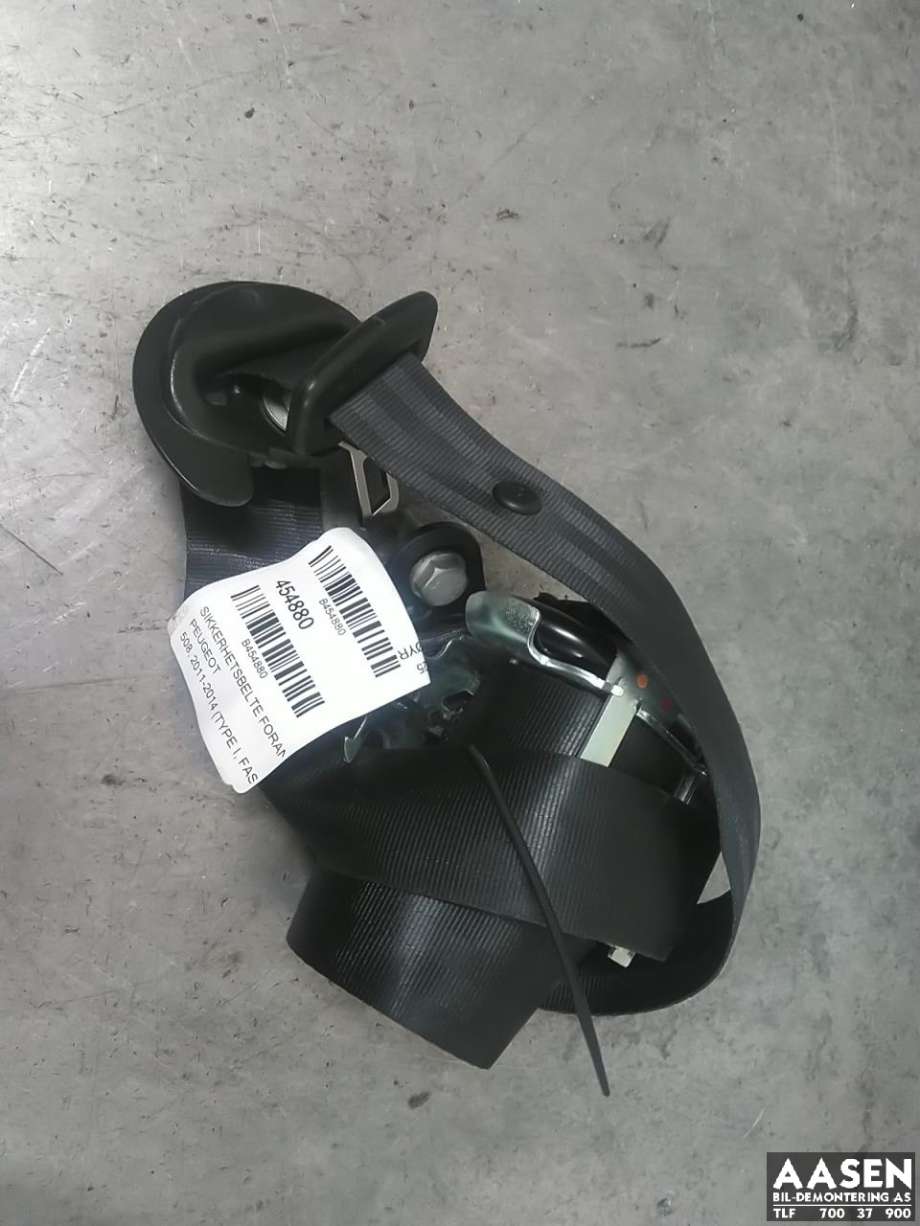 Sikkerhetsbelte foran høyre til Peugeot 508 2011-2014 (Type I, Fase 1) (8976 G0|)