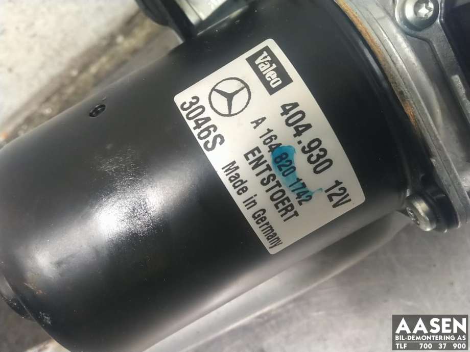 Viskermotor frontrute komplett m/overføring til Mercedes ML 2005-2011 (W164) (W164)