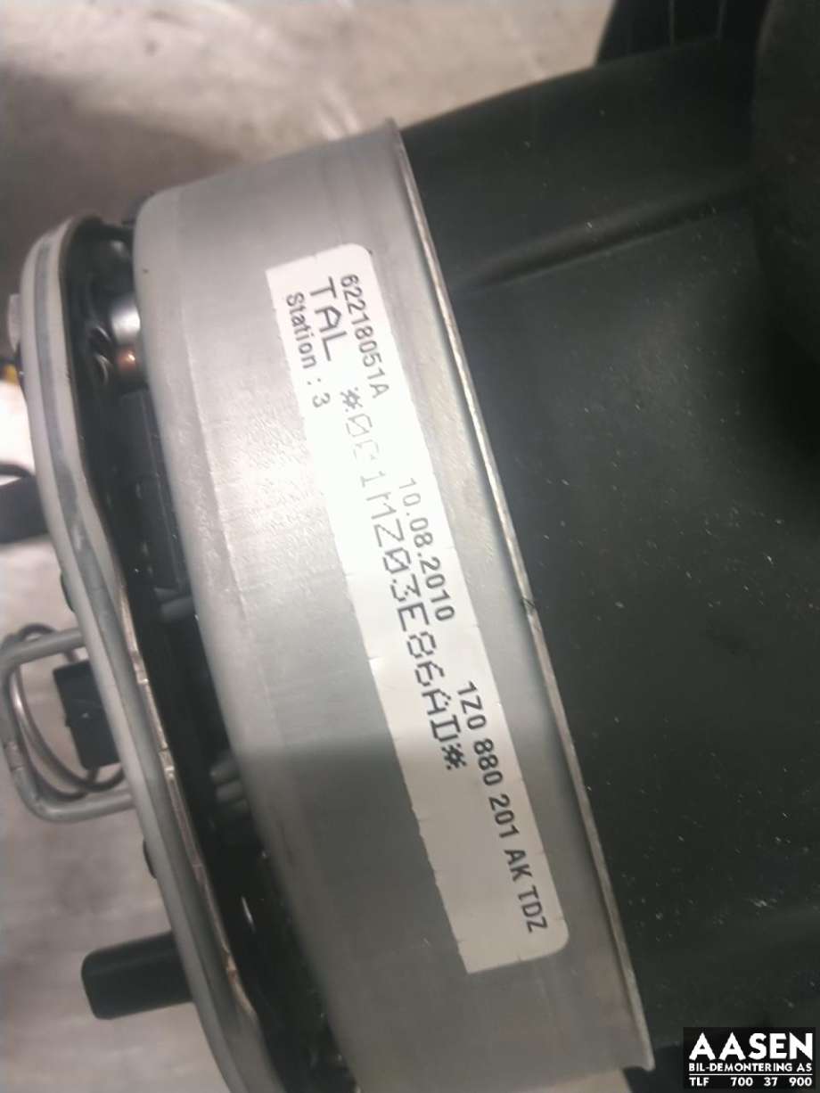 Airbag rattpute til Škoda Superb 2008-2015 (Type II) (1Z0 880 201 AK|)