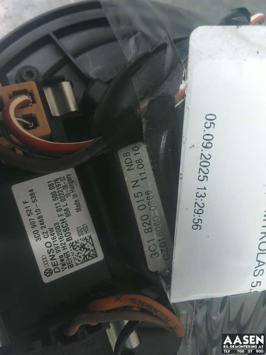 Varmeapparat motor til Škoda Superb 2008-2015 (Type II)  (3C1 820 015 AA|)