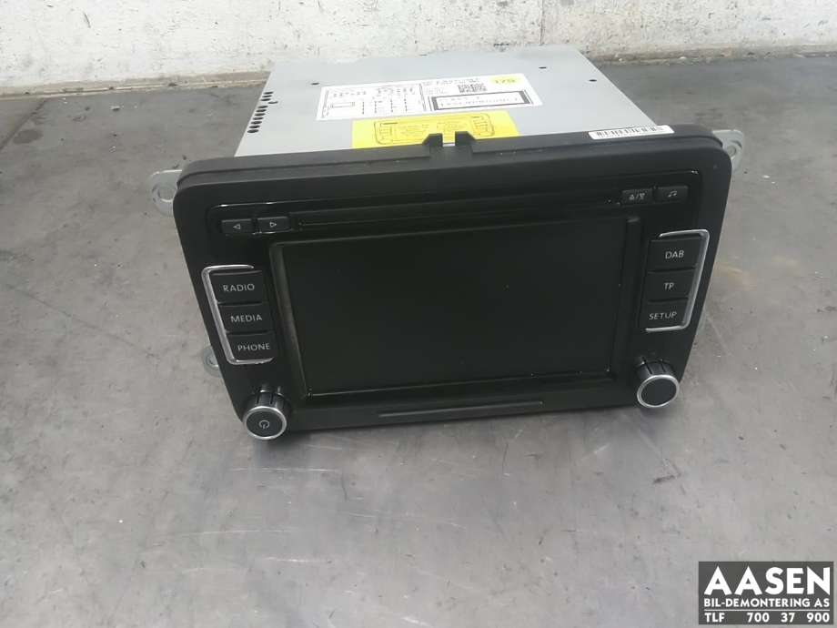 Bilstereo til VW Tiguan 2007-2011 (Type I, Fase 1)  (3C8 057 195 AX|)