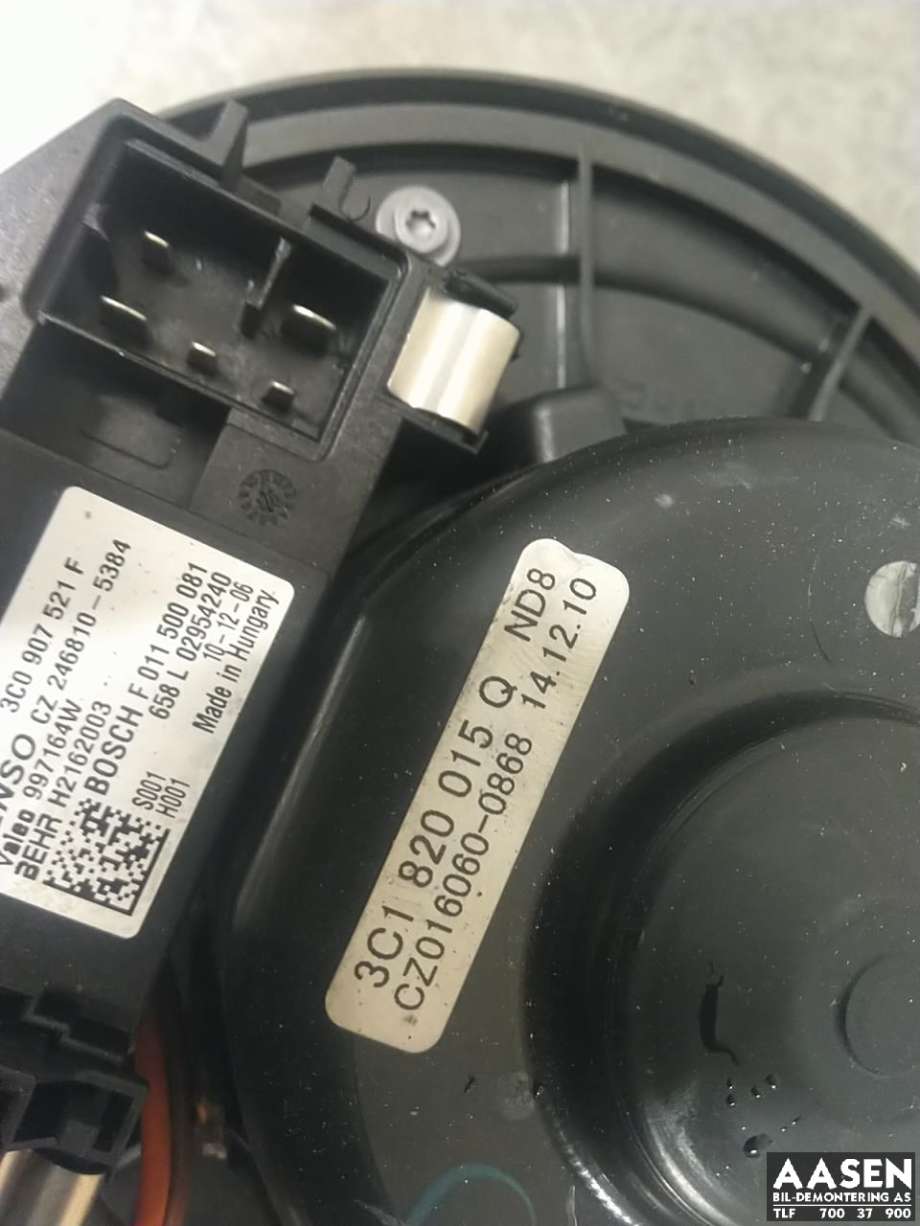 Varmeapparat motor til VW Tiguan 2007-2011 (Type I, Fase 1)  (3C1 820 015 P|)