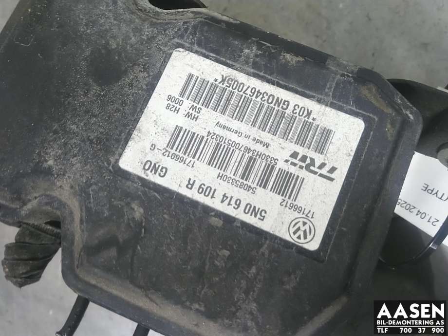 ABS sentral til VW Tiguan 2007-2011 (Type I, Fase 1)  (5N0 614 109 R|)