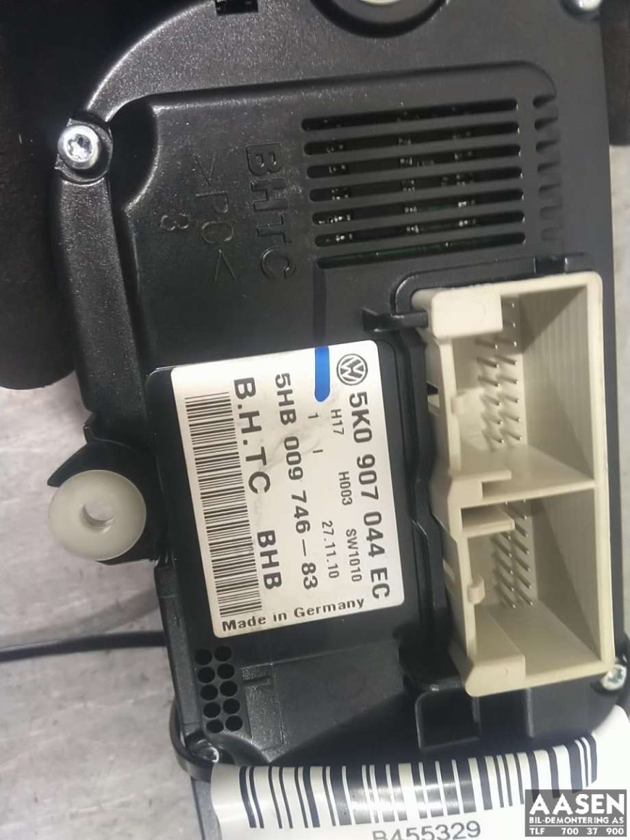 Varmeapparat betjening til VW Tiguan 2007-2011 (Type I, Fase 1)  (5K0 907 044 EC|)