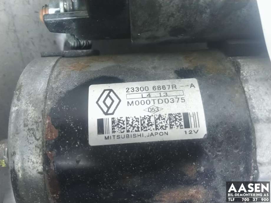Starter til Nissan Qashqai 2014-2021 (Type II)  
