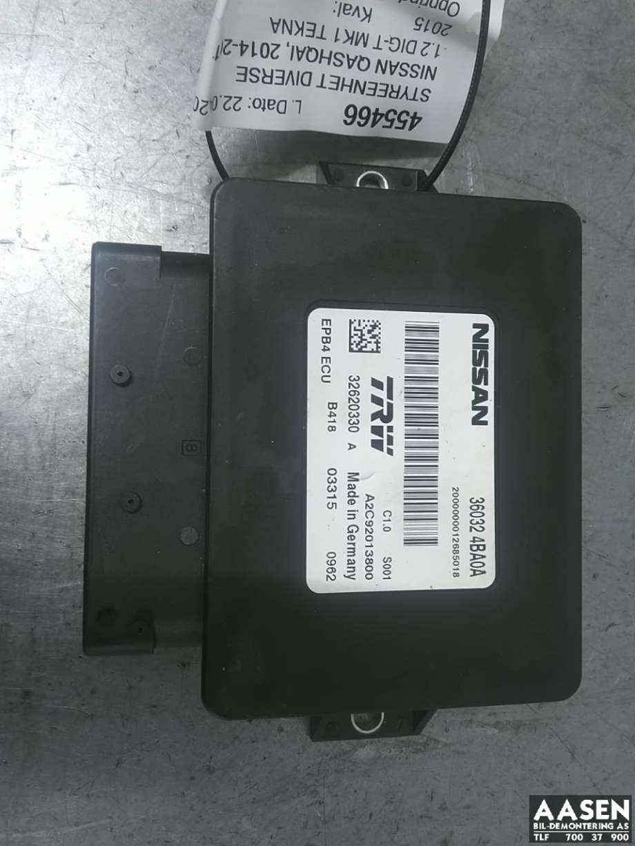 Styreenhet diverse til Nissan Qashqai 2014-2021 (Type II)