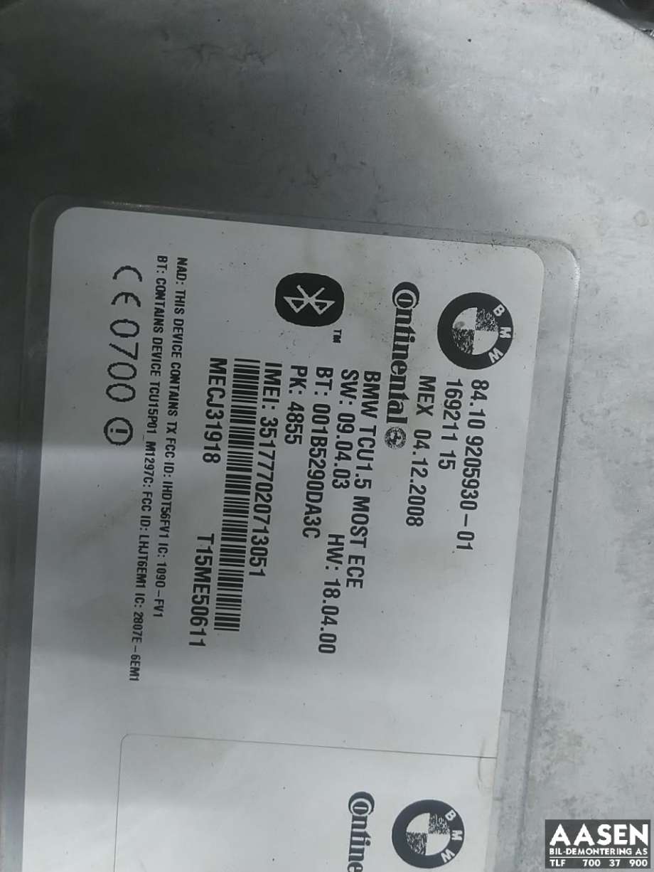 Styreenhet diverse til BMW 5-Serie 2003-2010 (E60/E61) (E60/E61)
