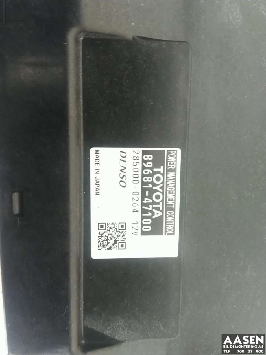 Styreenhet diverse til Toyota Prius 2009-2016 (Type III) (COMBI) (COMBI) (8968147100|8968147103|)