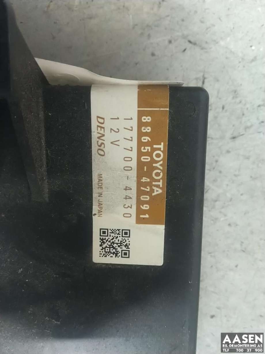 Styreenhet klima/aircondition til Toyota Prius 2009-2016 (Type III) (COMBI) (COMBI) (8865047091|)