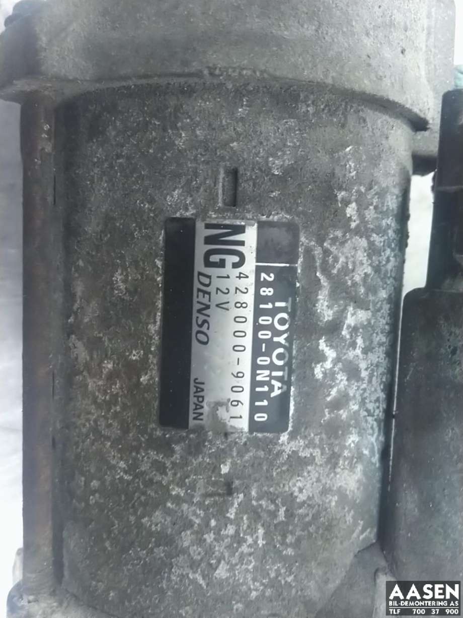 Starter diesel til Toyota Auris 2013-2015 (Type II, Fase 1)  (281000N110|)