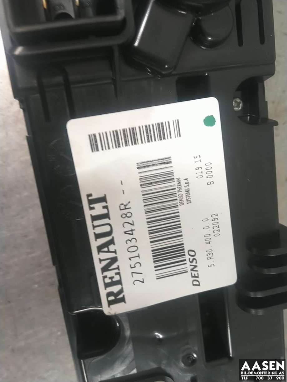 Varmeapparat betjening til Mercedes Citan 2012-2021 (W415) (W415) (A 415 830 07 00|275103428R|)