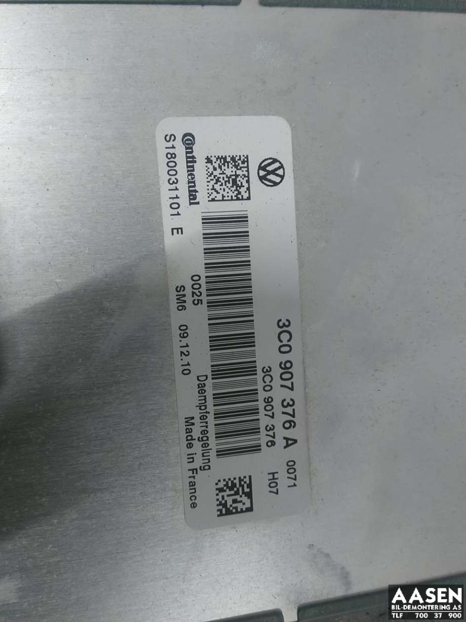 Styreenhet nivå/luftfjæring til VW Tiguan 2007-2011 (Type I, Fase 1) (CONTINENTAL|3C0 907 376 A|)