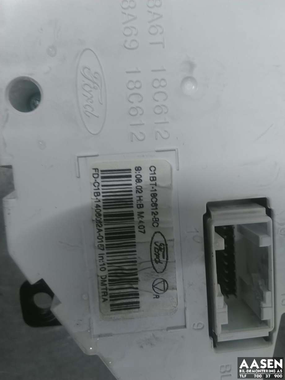 Varmeapparat betjening til Ford Fiesta 2013-2017 (Type VI, Fase 2)  (1935901|)