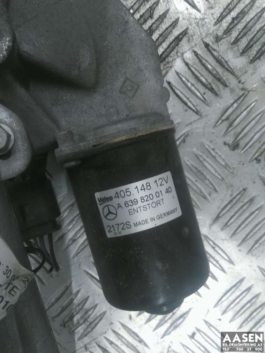 Viskermotor frontrute komplett m/overføring til Mercedes Vito/Viano 2010-2014 (Fase 2) (W639) (W639) (A 639 820 01 40|)