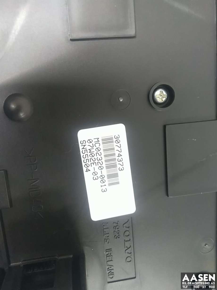 Varmeapparat betjening til Volvo S80 2006-2013 (Type II, Fase 1) (30774373|)