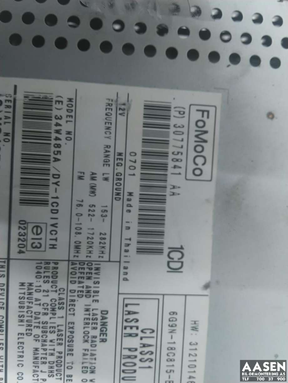 Bilstereo til Volvo S80 2006-2013 (Type II, Fase 1)  (36050928|31210146|30775841)