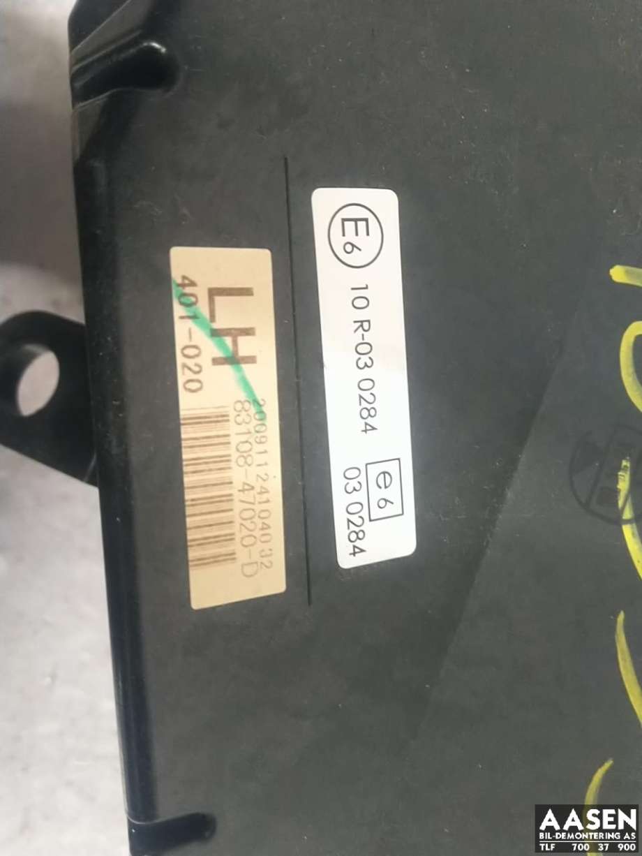 Instrument head-up display (HUD) til Toyota Prius 2009-2016 (Type III) (COMBI) (COMBI) (83108-47020-D|8316847020|)