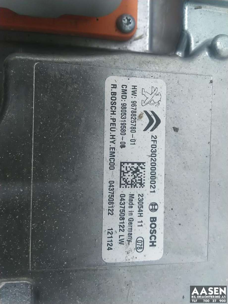 DCDC converter hybrid til Peugeot 508 2011-2014 (Type I, Fase 1)  (16 085 722 80|16 115 232 80|9678825780)